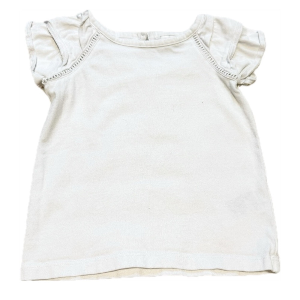 Janie and Jack White Short Sleeve Tee
